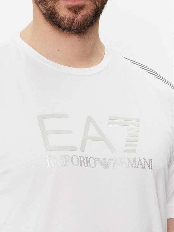 EA7 Emporio Armani EA7 Emporio Armani T-shirt 3DPT29 PJULZ 1100 Bianco Regular Fit