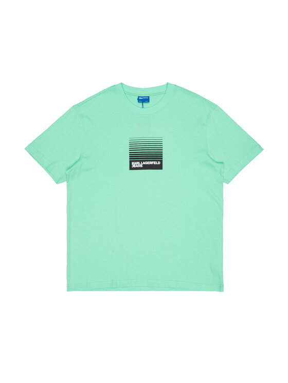 KARL LAGERFELD KARL LAGERFELD T-shirt a2m17041100_v Verde Regular Fit