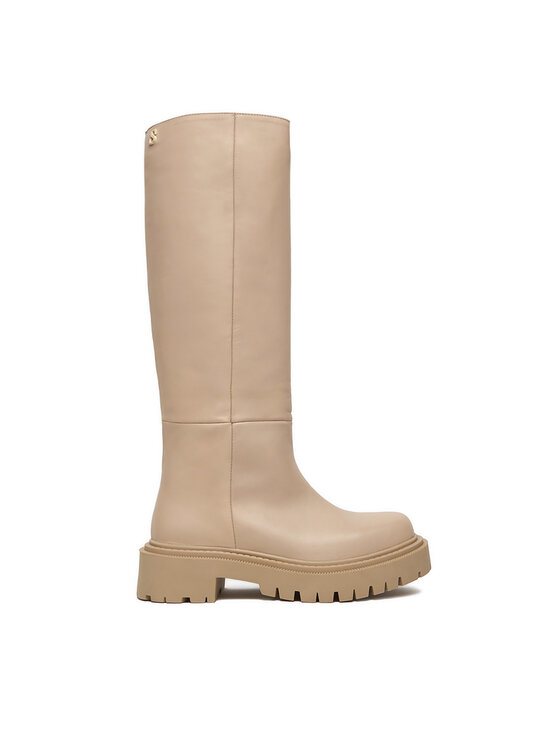 Simple Simple Stiefel SL-18-02-000051 Beige