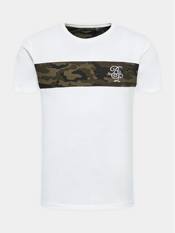 brave soul t-shirt mts-149nesmith blanc regular fit