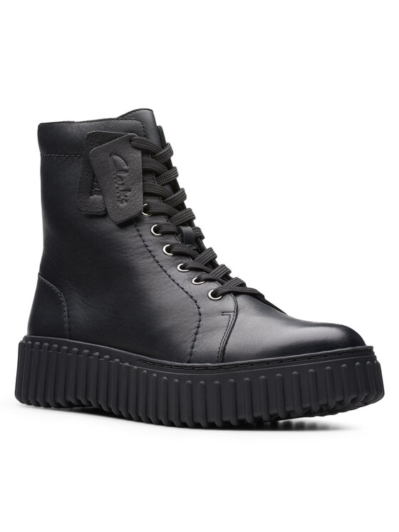 Clarks Clarks Čizme Torhill Rise 26173870 Crna