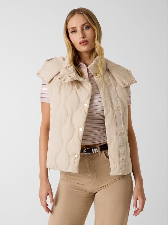 Guess Guess Kurtka przejściowa 182916 Beżowy Classic Fit