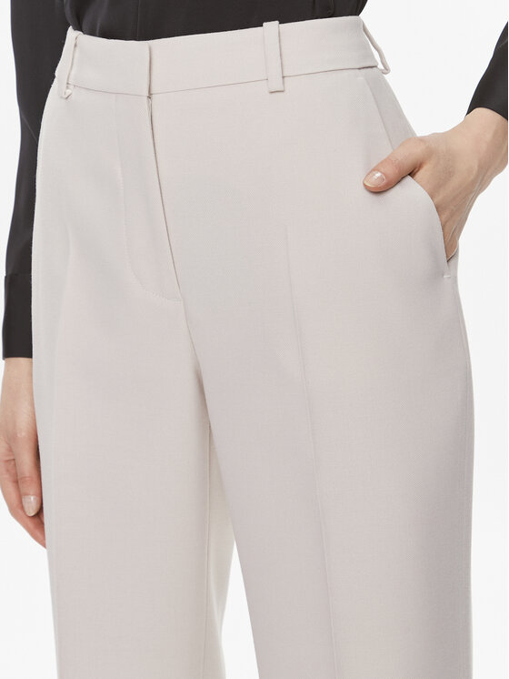 Calvin Klein Calvin Klein Kalhoty z materiálu Essential K20K206879 Šedá Slim Fit