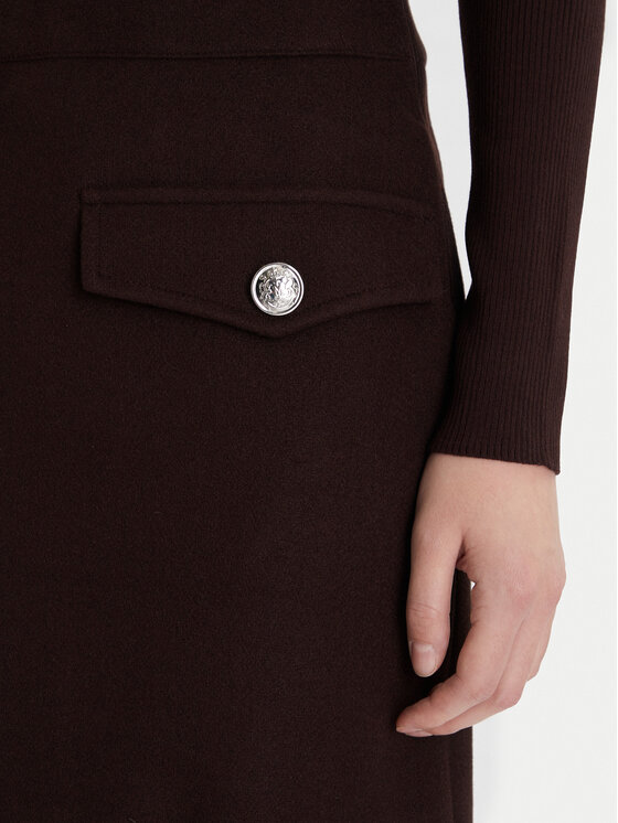 Morgan Morgan Strickkleid 242-REGOYA Braun Slim Fit