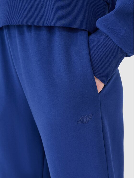 4F 4F Pantaloni da tuta 4FWSS25TTROF0996-30S Blu Regular Fit