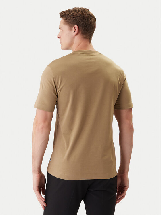 BOSS BOSS Póló Thompson 01 50468347 Khaki Regular Fit