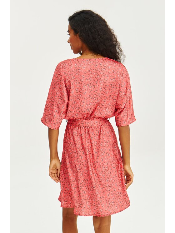 NAOKO NAOKO Každodenní šaty Sweet Rosalia Růžová Regular Fit