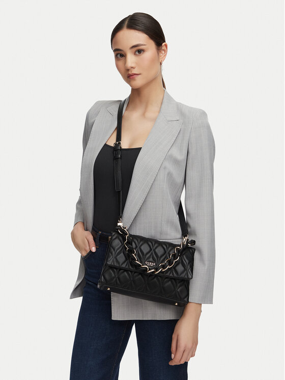 Guess Guess Rankinė Maxine HWQG97 33200 Juoda