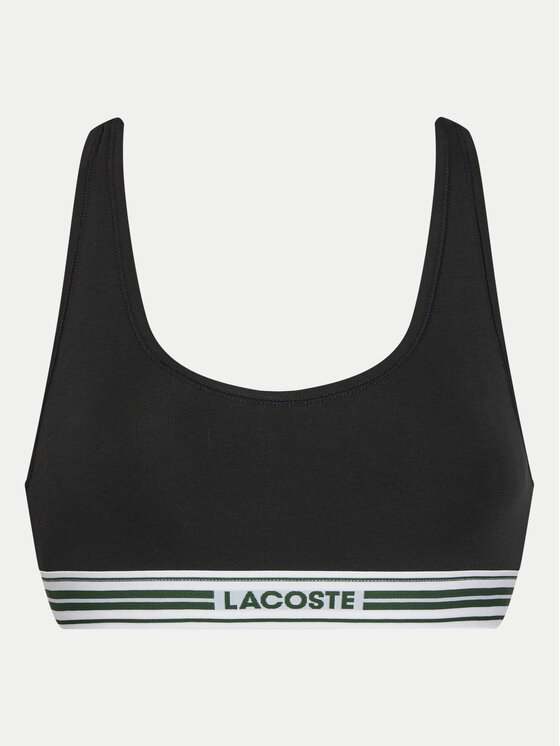 Lacoste Reggiseno top IF8179 Nero, taglia : XL