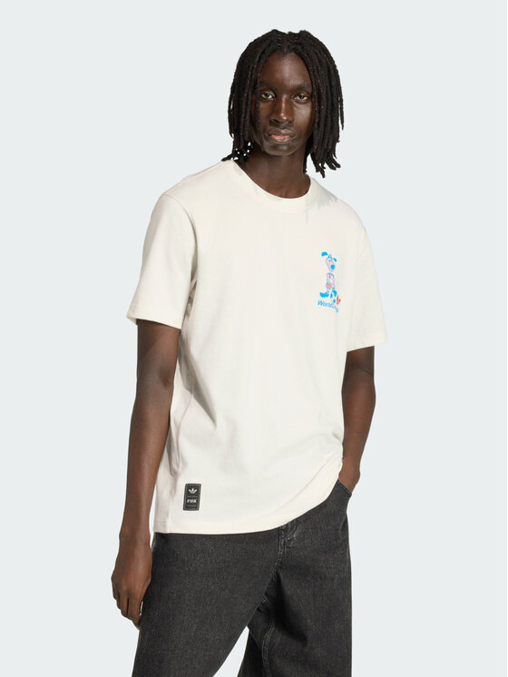 adidas adidas Koszulka techniczna FIFA World Cup 26™ Striker Mascot Biały Regular Fit