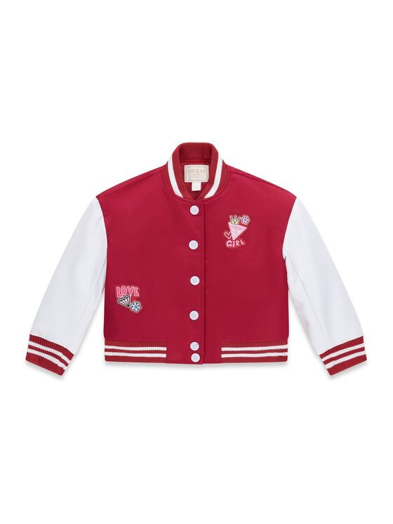 Guess Kids Guess Kids Kurtka przejściowa 183034 Różowy Classic Fit