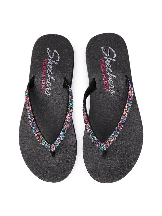 Skechers Skechers Varbavahesandaalid Shine Away 32918/BKMT Must