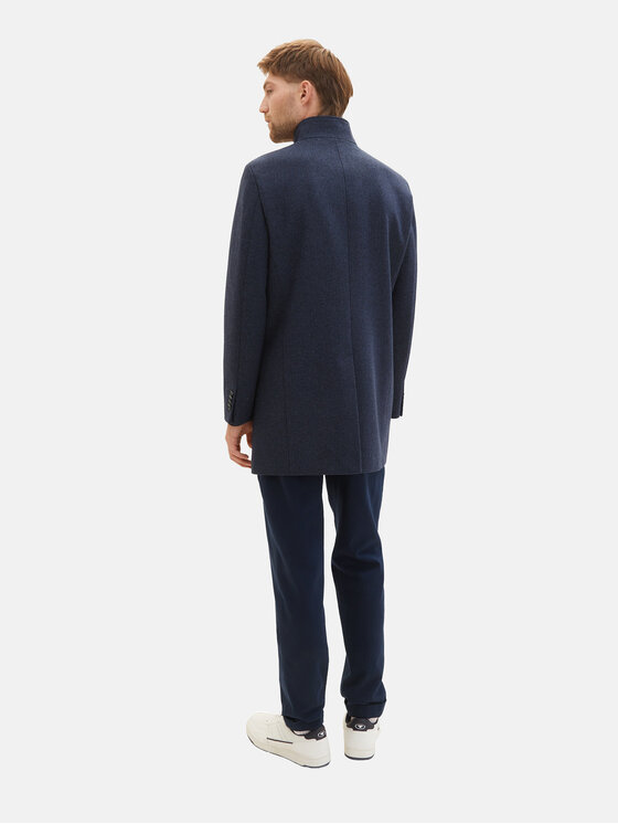 Tom Tailor Tom Tailor Płaszcz przejściowy 1037407 Granatowy Regular Fit