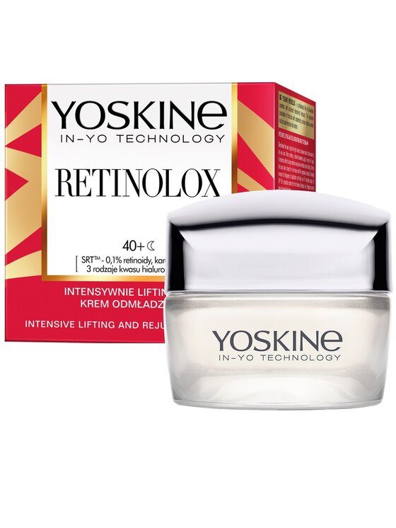 Yoskine Yoskine Yoskine Retinolox intensywnie liftingujący krem odmładzający na noc 40+ 50ml Krem do twarzy