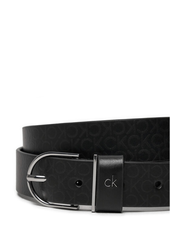 Calvin Klein Calvin Klein Ζώνη Γυναικεία Ck Metal Loop Rnd Bckle 3.0_Mono K60K612860 Μαύρο
