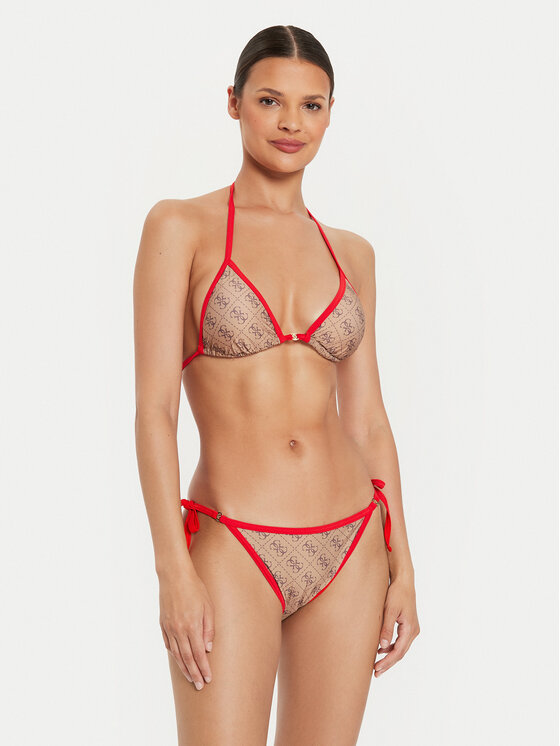 Guess Guess Vrchní část bikin E4YJ13 MC04R Hnědá