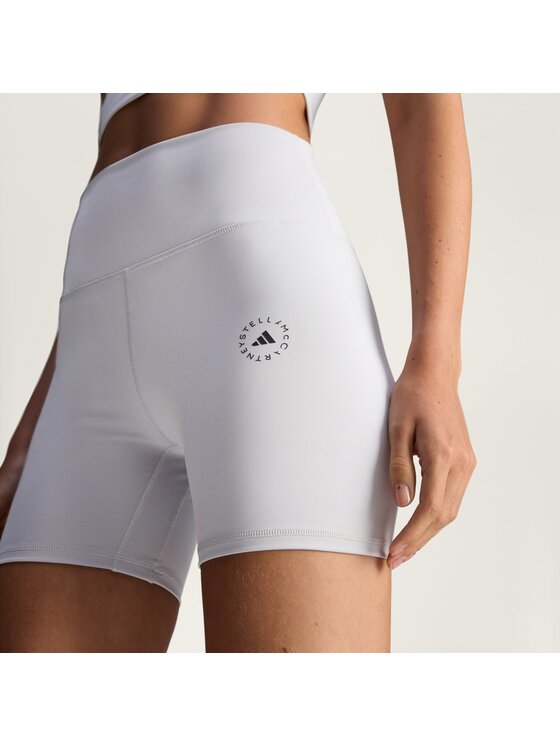 adidas by Stella McCartney adidas by Stella McCartney Szorty sportowe By Stella McCartney Short Yoga Leggings Szary Fitted Fit