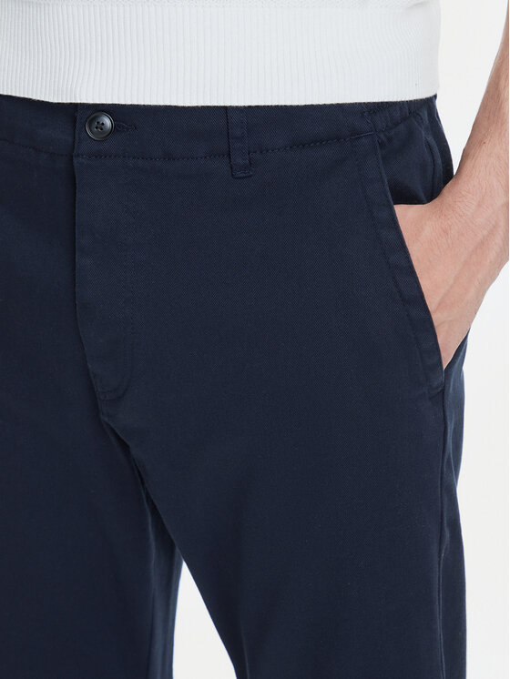 BOSS BOSS Chinosy Sanderson-L-2 50542986 Granatowy Regular Fit