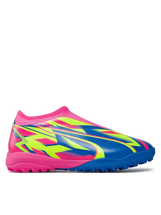 Puma Puma Ghete pentru fotbal Ultra Match LL Energy TT + Mid Jr Lumino 107556 01 Roz
