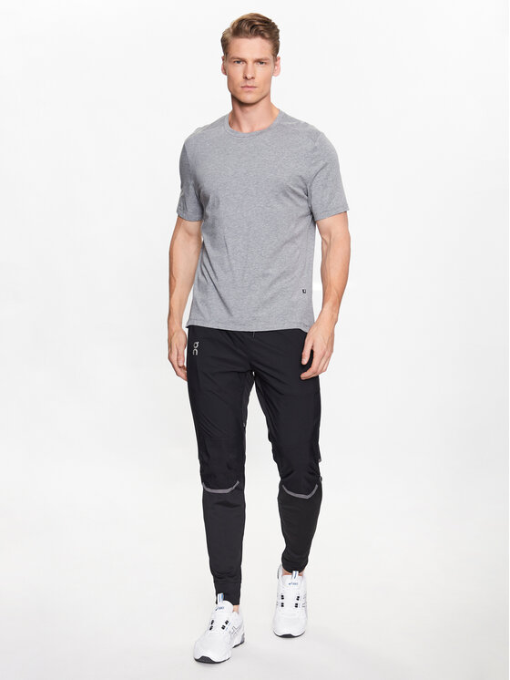 On On Тишърт Active-T M 12201065 Сив Athletic Fit