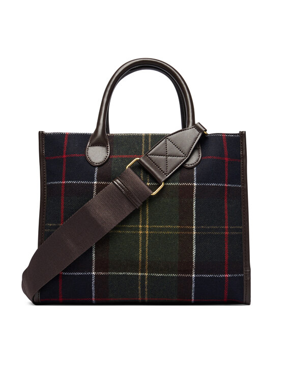 Barbour Barbour Kabelka Barbour Barrhill Tartan Tote Bag LBA0423OL91 Hnědá