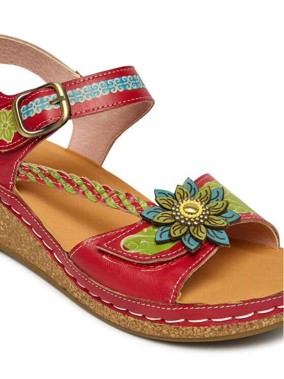 Laura Vita Laura Vita Босоніжки Facscineo 09 Червоний