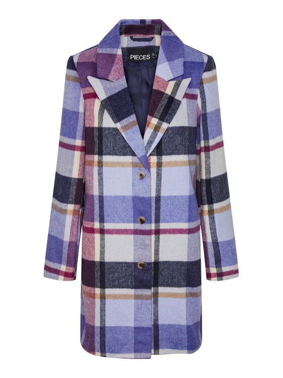 Pieces Pieces Płaszcz przejściowy 17128241 Kolorowy Regular Fit