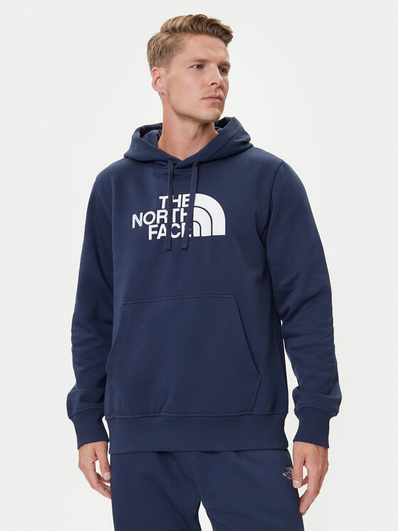 The North Face The North Face Majica dugih rukava Drew Peak NF0A89EM Tamnoplava Regular Fit