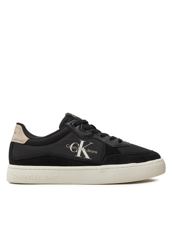 Calvin Klein Jeans Sneakersy Classic Cupsole Low Mix Mtl YM0YM01033 Čierna
