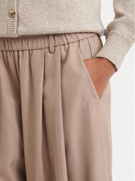 Nautica Nautica Stoffhose 62SPDD1403 Dunkelbeige Relaxed Fit