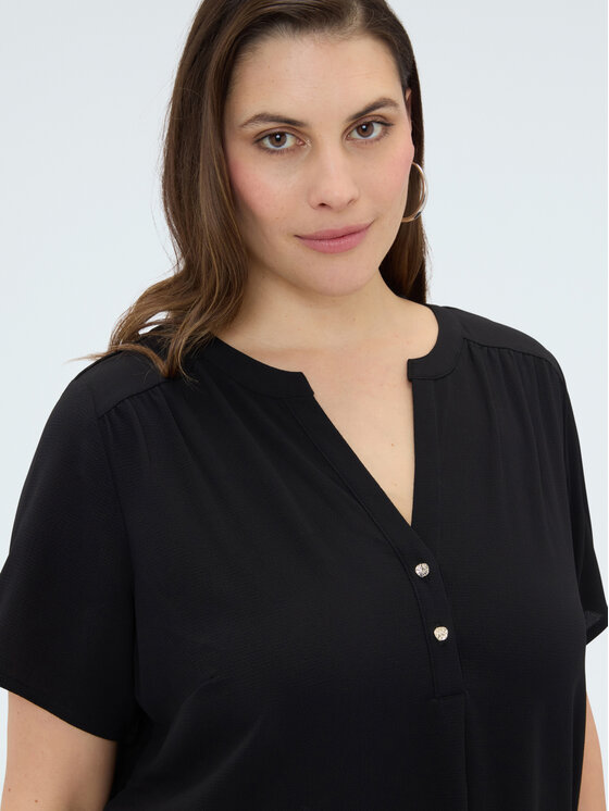 Fiorella Rubino Fiorella Rubino T-Shirt G09GL009115N033 Czarny Regular Fit