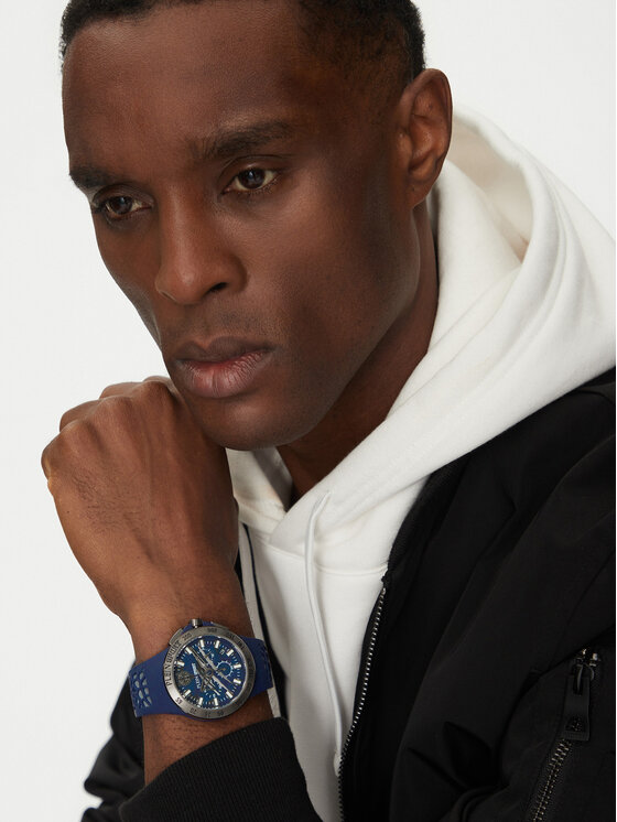 Plein Sport Plein Sport Годинник Thunderstorm Chrono PSABA0223 Голубий