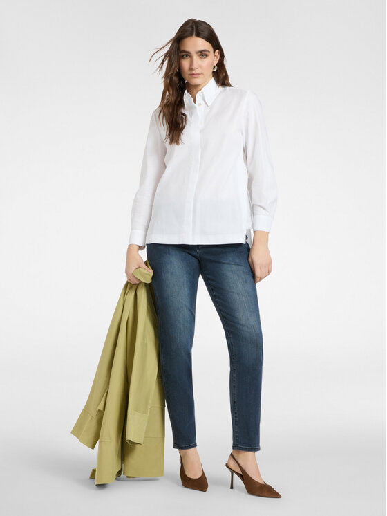 Elena Mirò Elena Mirò Koszula 5005P000298N001 Biały Regular Fit