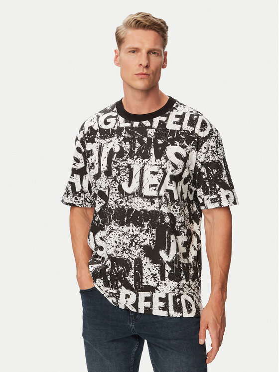 Karl Lagerfeld Jeans Tricou B3M17033 Colorat Relaxed Fit