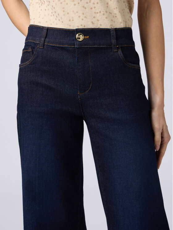 Oltre Oltre Jeans P521R008236N034 Blu Baggy Fit