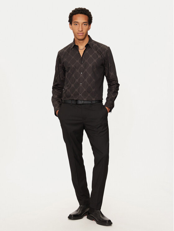 HUGO Hugo Košile 50527459 Černá Regular Fit