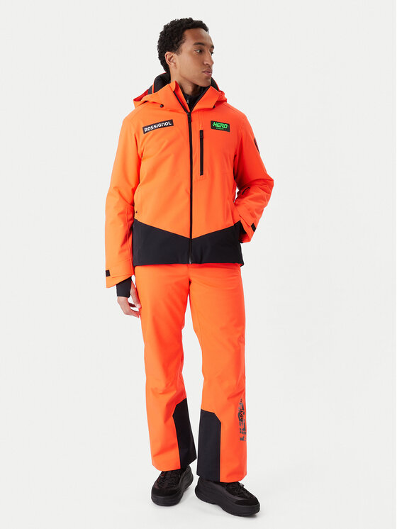 Rossignol Rossignol Lyžiarska bunda Hero Blackside RLOMJ24 Oranžová Regular Fit
