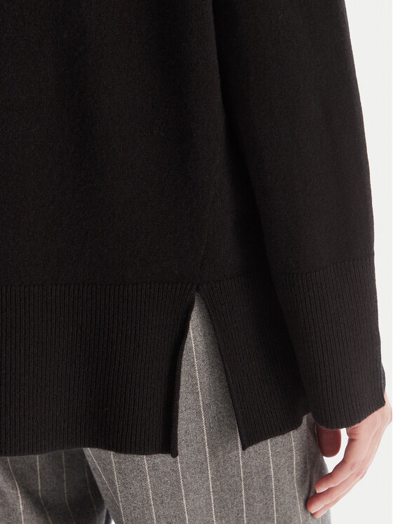 KAOS KAOS Pullover RI1KT003 Schwarz Regular Fit