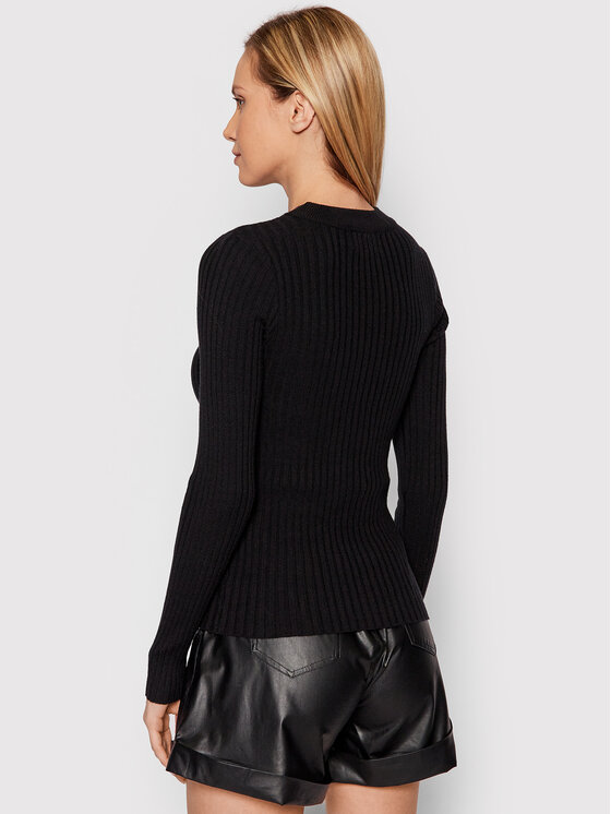 Pieces Pieces Sweater Crista 17115047 Fekete Slim Fit