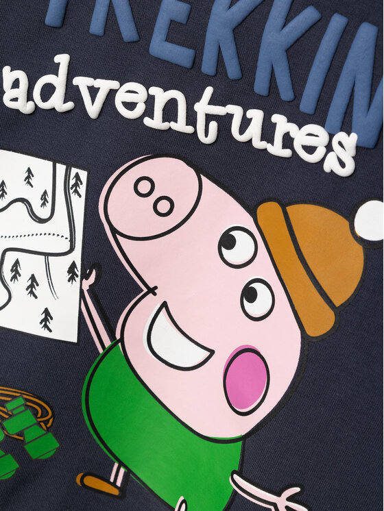 NAME IT NAME IT Pulóver PEPPA PIG Never 13231080 Sötétkék Regular Fit