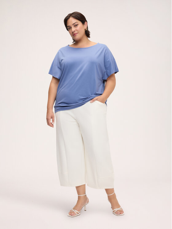 Fiorella Rubino Fiorella Rubino T-Shirt G019E000360N034 Niebieski Boxy Fit