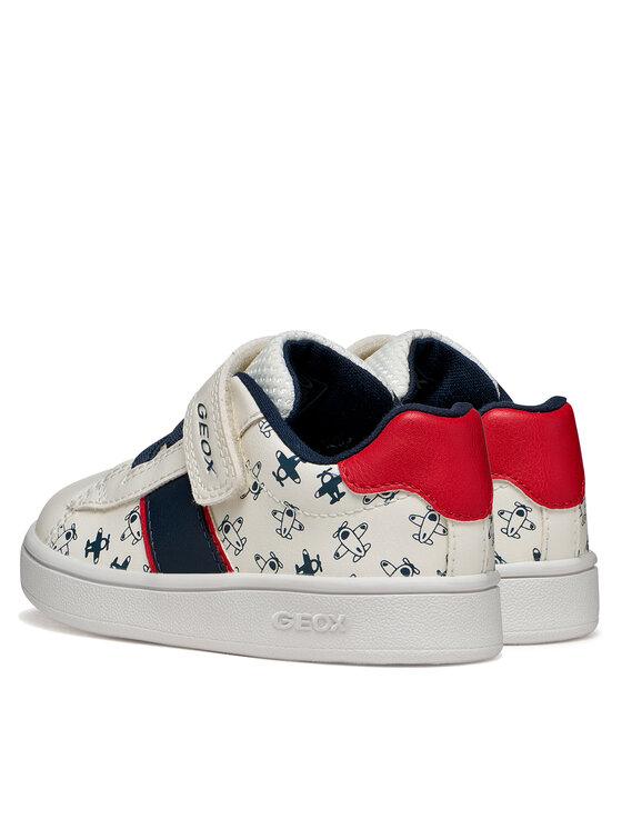 Geox Geox Sneakersy B Eclyper Boy B455LA 000BC C0085 Biały