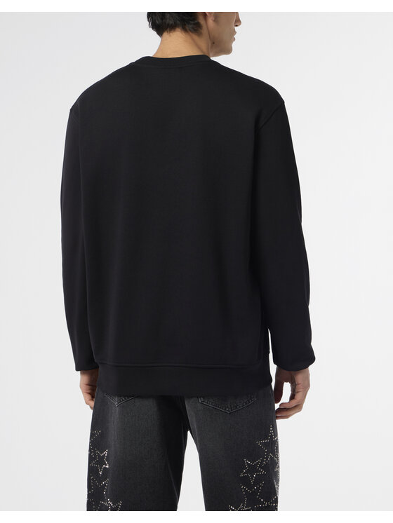 PHILIPP PLEIN PHILIPP PLEIN Mikina 29834 Černá Regular Fit