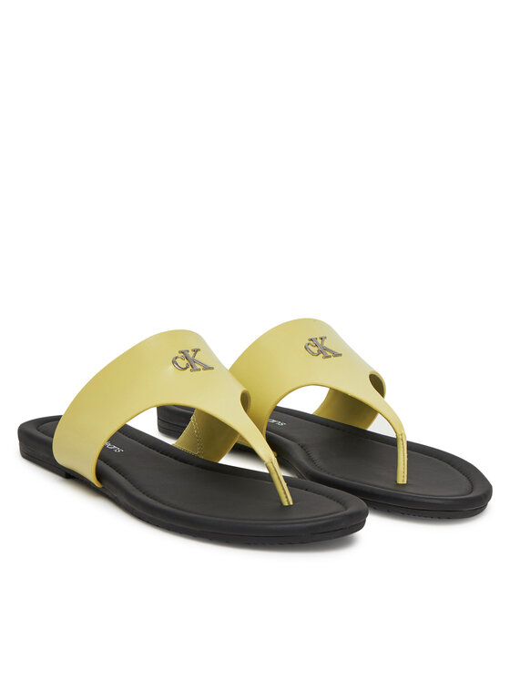 Calvin Klein Jeans Calvin Klein Jeans Japonki Flat Sandal Toepost Mg YW0YW01691 Zielony