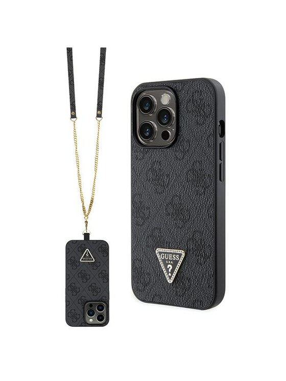 Etui na telefon Guess, Czarne, iPhone 13 Pro