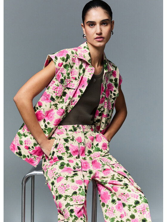 Liu Jo Liu Jo Gilet WA6341T433AP9382 Rosa Regular Fit