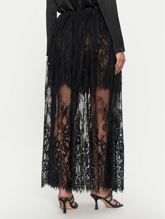 ViCOLO ViCOLO Спідниця-міді TS0227 Чорний Regular Fit