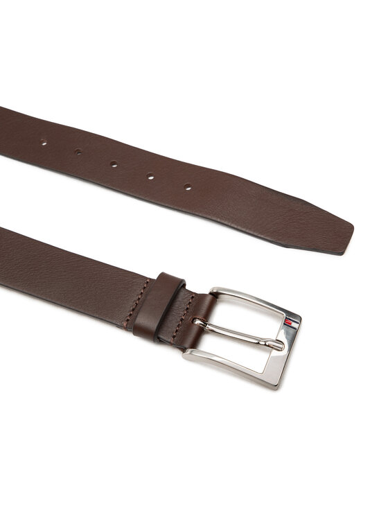 Tommy Hilfiger Tommy Hilfiger Moški pas New Aly Belt AM0AM08363 Rjava