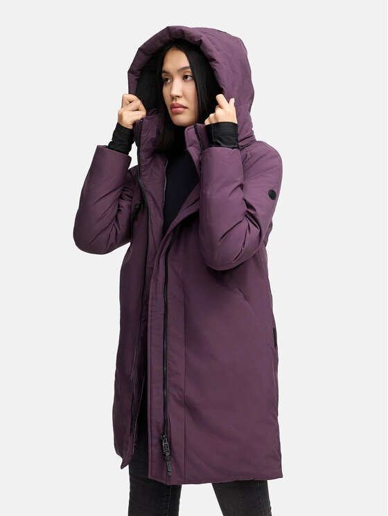 Navahoo Navahoo Kurtka zimowa Winterzart Fioletowy Regular Fit