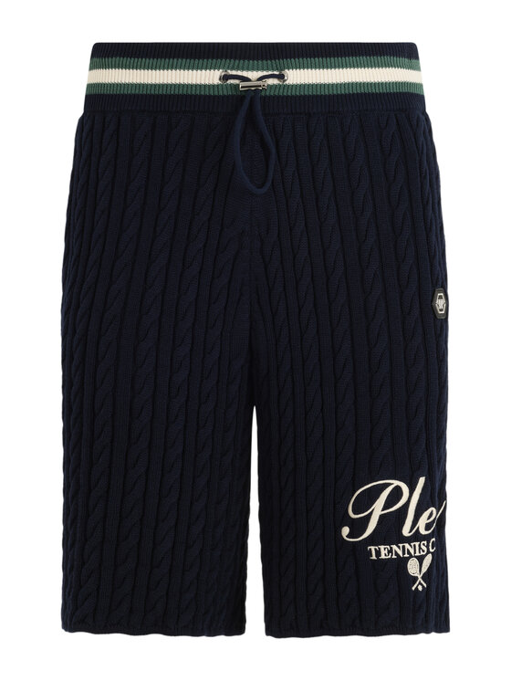 PHILIPP PLEIN PHILIPP PLEIN Szorty materiałowe 30484 Granatowy Regular Fit